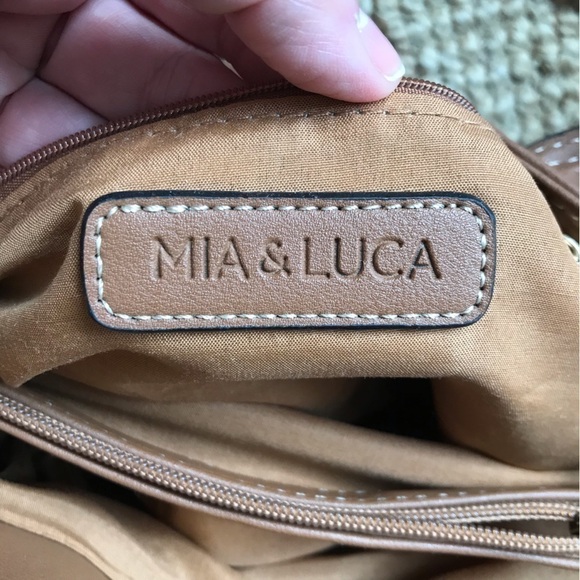 MIA & Luca tan handbag purse.  Like new. - Picture 7 of 7